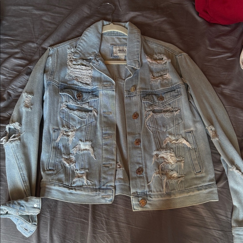 Forever 21 Light Blue Denim Jacket